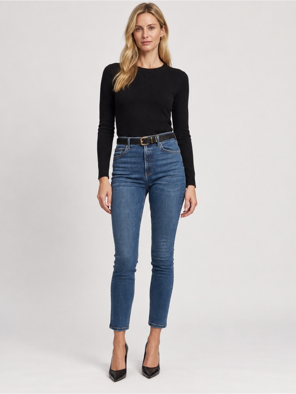 Reformation Women’s High Rise Skinny Jeans Blue Denim 5-Pocket Cotton 27